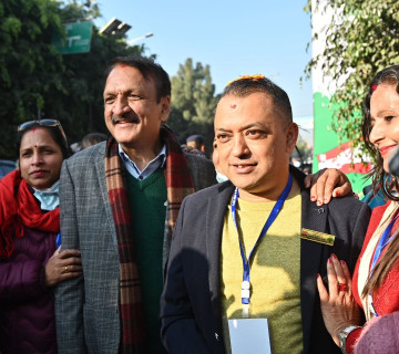 कांग्रेस महाधिवेशन : १२ तस्वीरमा हेराैँ मतदानस्थलकाे चहलपहल